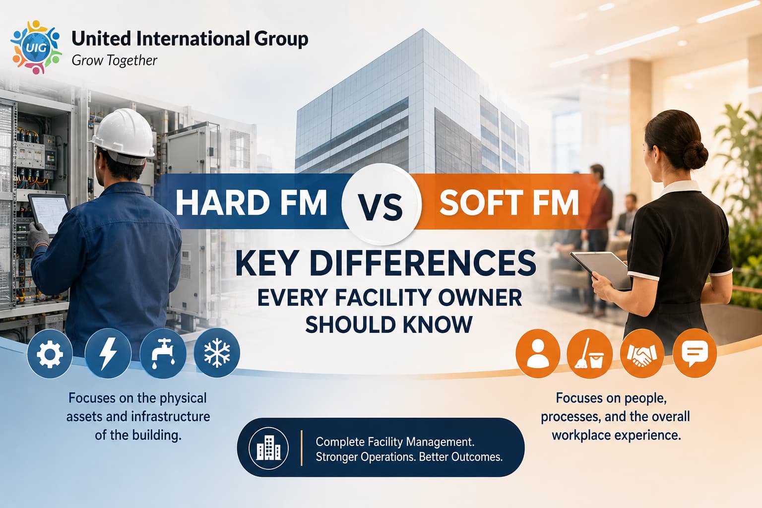 Hard FM vs Soft FM: Key Differences Every Facility Owner Should Know