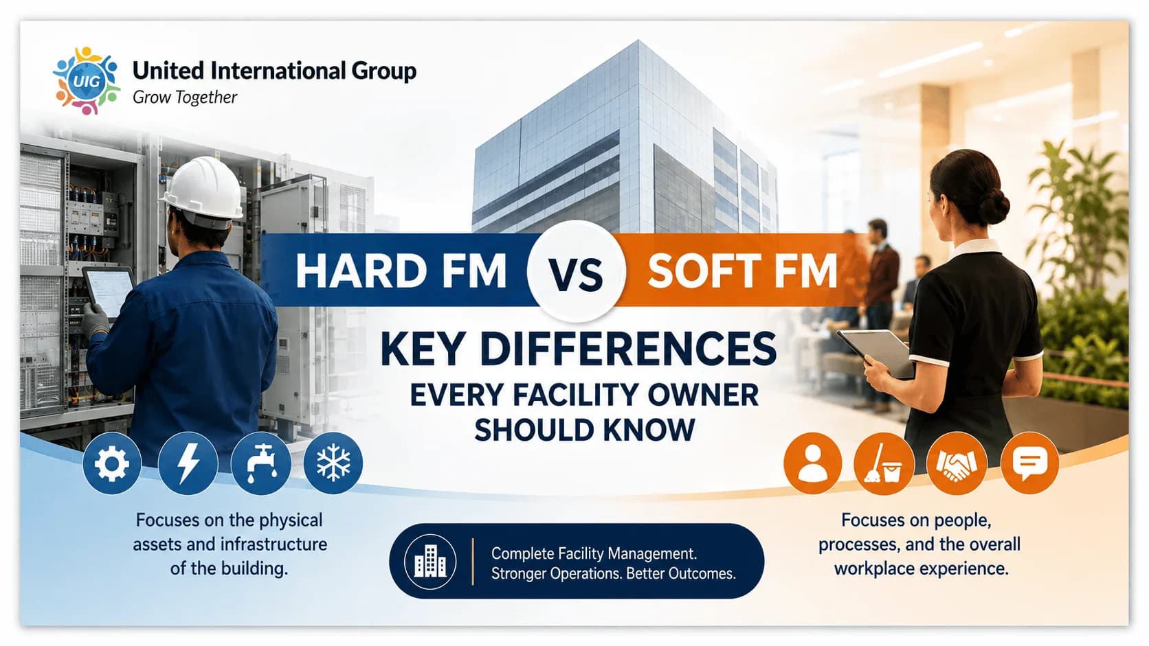 Hard FM vs Soft FM: Key Differences Every Facility Owner Should Know